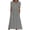 Gray, variant on Dresses for Women Casual Polka Dots Round Neck Short Sleeve Maxi Dress Beach Vacation Wedding Guest Dresses