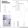 thumbnail image 4 of Smart Home Water Leakage Sensor WiFi 2.4GHz Flood Water Leak Detector, Water Flow Alarm Warning Wireless Phone Reminder via App Notifications, Low Battery Reminder, 4 of 6