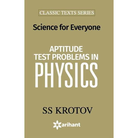 Aptitude Test Problems IN Physics, (Paperback)