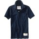 thumbnail image 1 of Aeropostale - Polo de rugby para hombre con bolsillo sólido, azul, pequeño, 1 of 1
