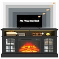 thumbnail image 6 of Fireplace TV Stand with 24" Fireplace for TVs up to 65 inches, UHOMEPRO Modern Electric Fireplace TV Stand Entertainment Center with Virtual Flame for Living Room or Bedroom, Black, 6 of 12