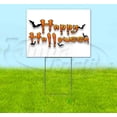 thumbnail image 1 of Happy Halloween V10 Orange Goo (18" x 24") Yard Sign, Includes Metal Step Stake, 1 of 6