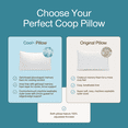 thumbnail image 6 of Coop Sleep Goods Eden Cool+ Adjustable Pillow, Queen, Memory Foam, Cooling Gel, Neck Support, 6 of 10