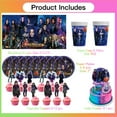 thumbnail image 2 of Descendants Birthday Cups Party Supplies Decor Backdrop Paper Plates Fans Decorations Banner, 2 of 7