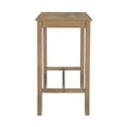 thumbnail image 3 of Linon Claridge Wood Bar Height Pub Table, 42" Tall, Distressed Acacia Brown Finish, 3 of 13