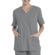 Scrubstar Unisex Solid V-Neck Scrub Top WM01T895