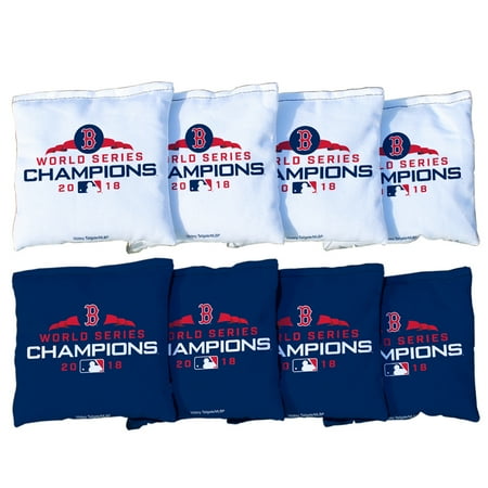 Boston Red Sox Coin Set - Boston Red Sox 2018 World Series Champions Regulation All-Weather Cornhole Bags Set - No Size