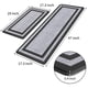 thumbnail image 2 of Alfombrilla de cocina Mattitude, acolchada, antifatiga, 2 unidades, color negro, 2 of 7