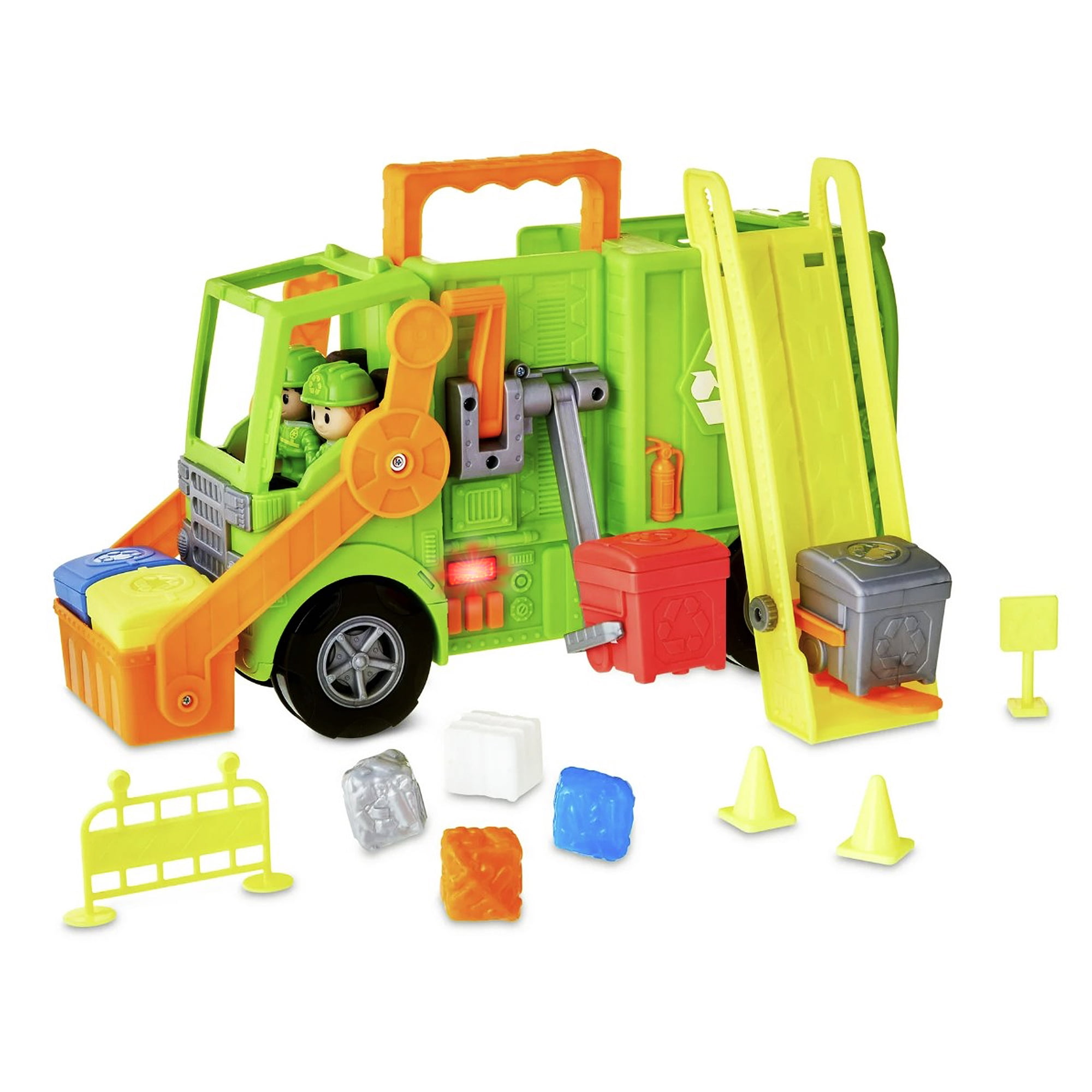 Kid Connection Recycling Truck Play Set, 16 Pieces