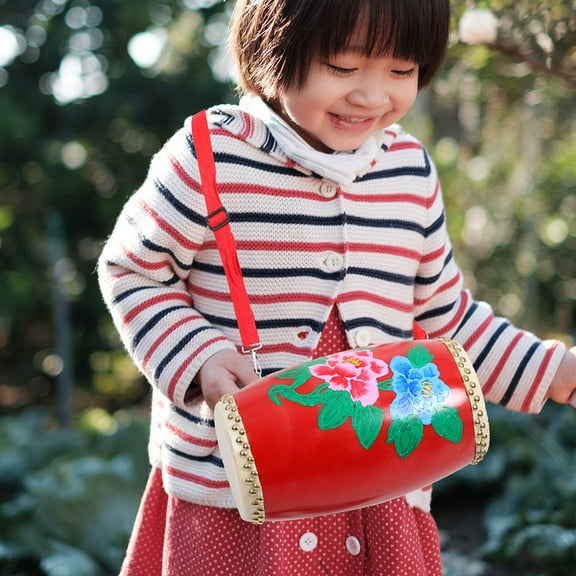 Homoyoyo 1 Set Percussion Drum for Performance in Red for Music Lovers