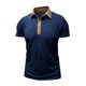 thumbnail image 5 of pstuiky Camisas de vestir de manga corta para hombre, Camiseta informal de color liso con botones y bolsillos para hombre ropa de hombre xxl, 5 of 6