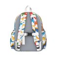 thumbnail image 3 of Cute Dinosaur Pattern Backpack for School,Cute School Bag,Schoolbag with Adjustable Shoulder Straps & Padded Back,13.4"x11"x4.7", 3 of 6
