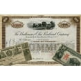 thumbnail image 2 of Vision Studio 14x10 Black Ornate Wood Framed with Double Matting Museum Art Print Titled - Antique Stock Certificate III, 2 of 4
