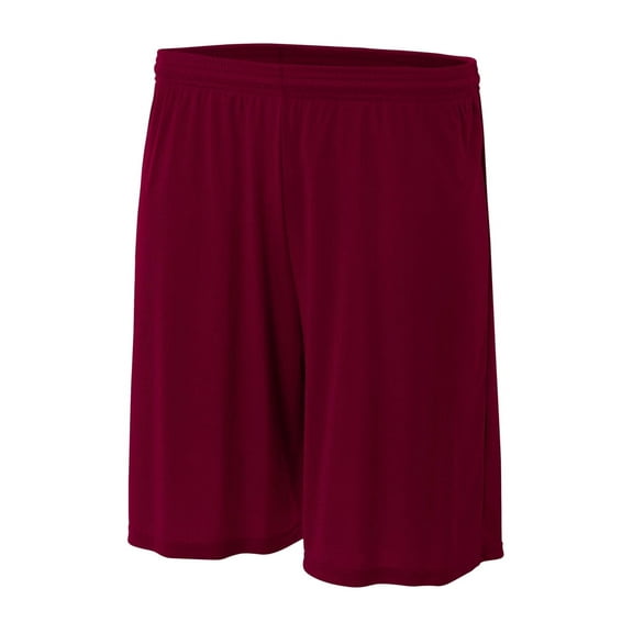 A4 Cooling Performance Short For Men in Maroon | N5244