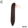 thumbnail image 3 of 40/50cm Long Straight Ponytail Claw Clip in Hairpieces Women's V7V1 Fake L, 3 of 4