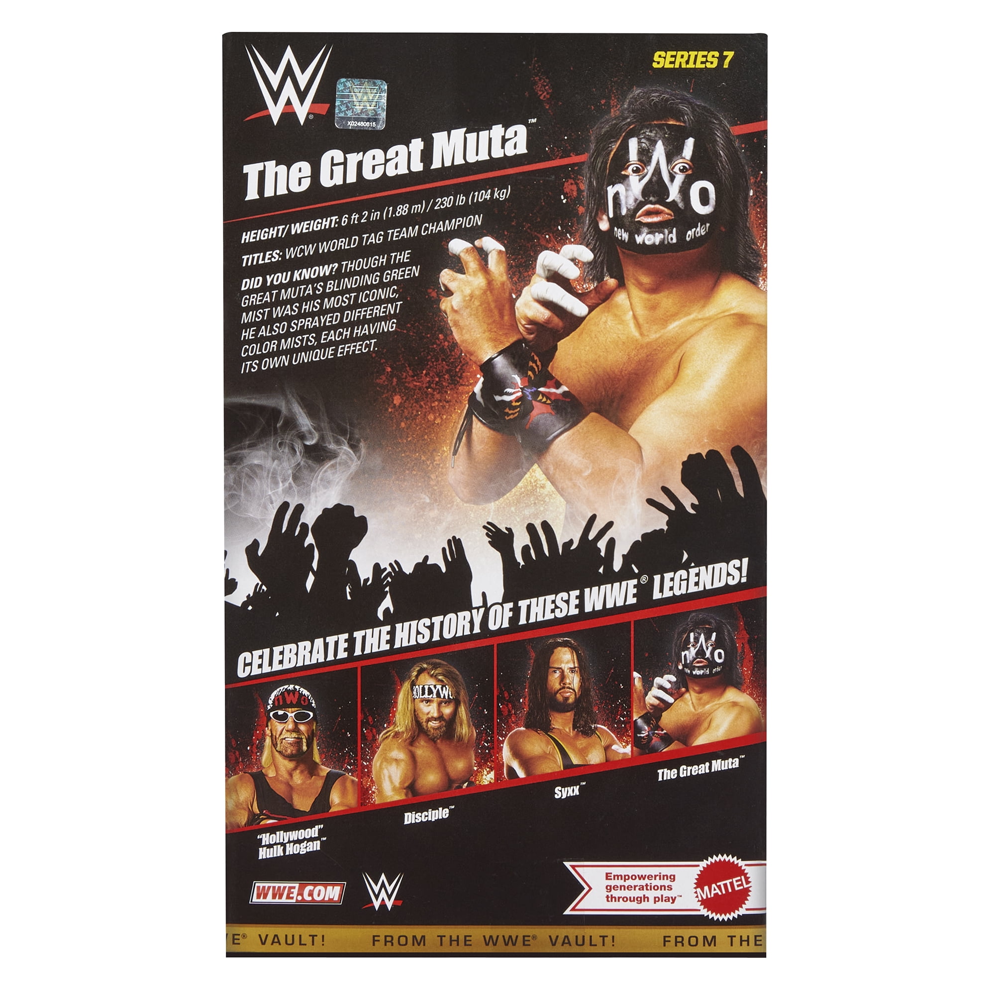Great Muta (NWO Face Paint) - WWE From the Vault Ringside Exclusive Series 7 Mattel WWE Toy Wrestling Action Figure