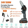 thumbnail image 1 of FUTATA 550W Mini Chainsaw Cordless Electric One-Hand Chainsaw, Portable Pruning Shears Woodworking Chainsaw For Branch Wood Cutting Pruning, 1 of 8