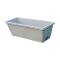thumbnail image 4 of Maceta para ventana con flores, jardineras, maceta rectangular para jardín, maceta para plantas Gris, 4 of 8