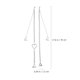 thumbnail image 2 of FESTFENDS 1Par Decorativas Para Con De Metal Y Color Elegantes, 2 of 7