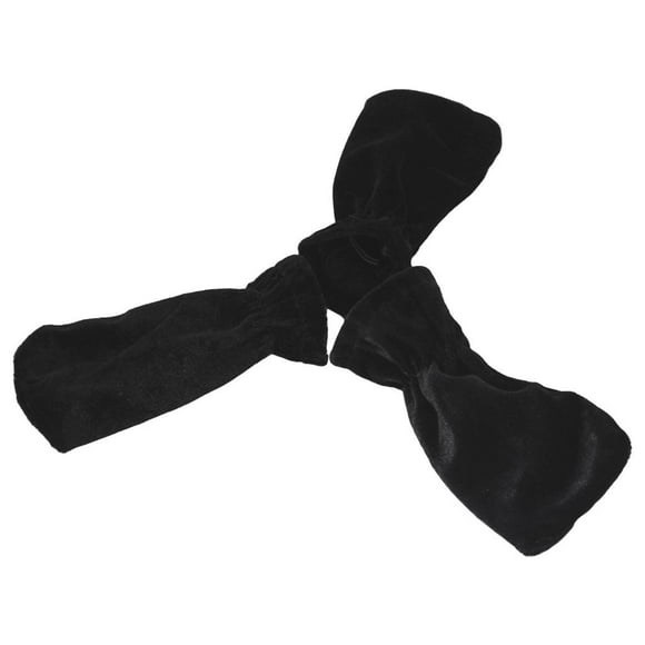 Juego de 3 cubiertas protectoras para pedales de piano Pleuche con borde negro