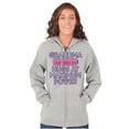 thumbnail image 5 of Grandma Hugs Cute Gigi Nana Gram Zip Hoodie Sweatshirt Women Brisco Brands S, 5 of 6