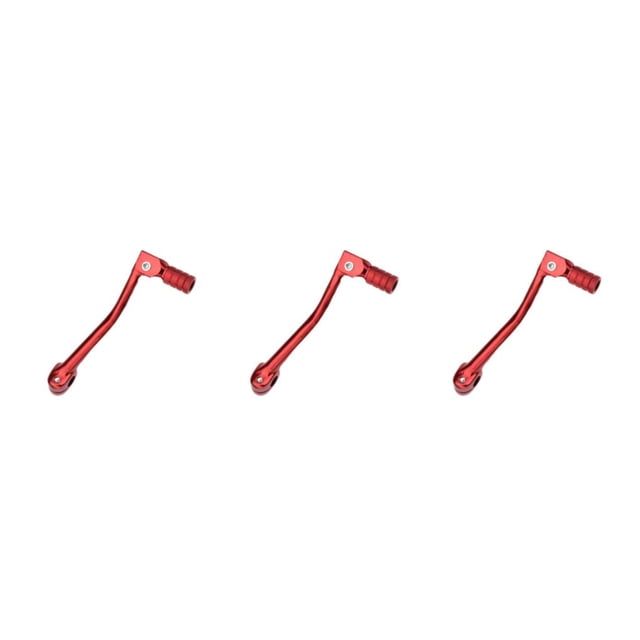 Decodeary Premium Materials Easy Installation Of Gear Lever Shifter Easy To Install Red 3Set