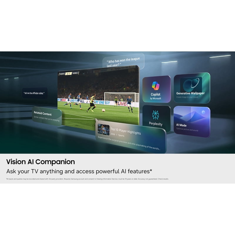 Samsung 85" Class M80H Series Mini LED 4K UHD Samsung Vision AI Smart Tizen TV 2026 - UN85M80HAFXZA gallery view