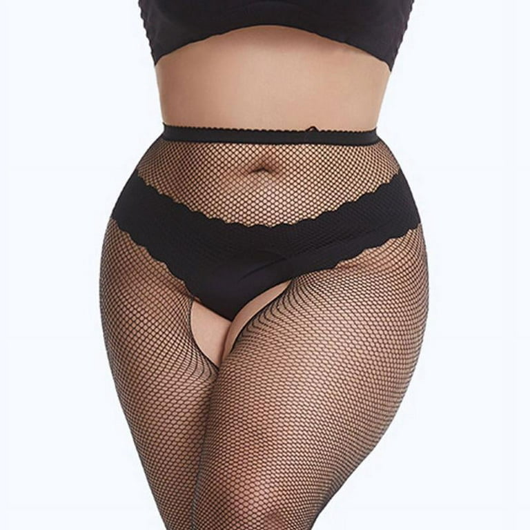 3pcs Sexy Fishnet Pantyhose Tights Women Net Stockings High Waist Sheer  Lingerie