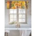 thumbnail image 6 of Fall Forest Valances for Windows Oil Painting Fox Kitchen Valance Curtain Rod Pocket Small Curtains for Cafe Bathroom Laundry Basement 42" x 18", 6 of 8