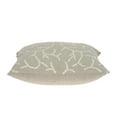 thumbnail image 4 of Parkland Collection Nabia 20x20" Swirl Details Cotton Throw Pillow in Beige, 4 of 10