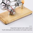 thumbnail image 4 of Stirling Engine Motor Kit Steam Heat Electricity Power Generator with LED Light Educational Hot Air Stirling Engine Motor Model Learning Science Experiment Toys Silver, 4 of 5