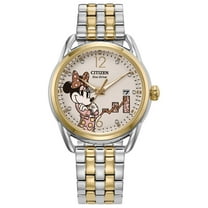 Citizen Women's Eco-Drive Disney Minnie Mouse Two-Tone Watch - FE6084-70W