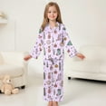thumbnail image 2 of Gubotare Toddler Christmas Pajamas Boy Pajama Sets Long Sleeve Pattern Print Design Soft Comfy Sleepwear 2 Piece PJS 3T 4T (Light Purple,3-4 Years), 2 of 9