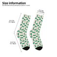 thumbnail image 2 of Fuzoiu Cartoon Crocodile Print Kids Socks For Boys Girls,Grip Crew Socks with Non Slip,Lightweight Stretch Crew Socks,Toddlers Crew Boot Socks, 2 of 5