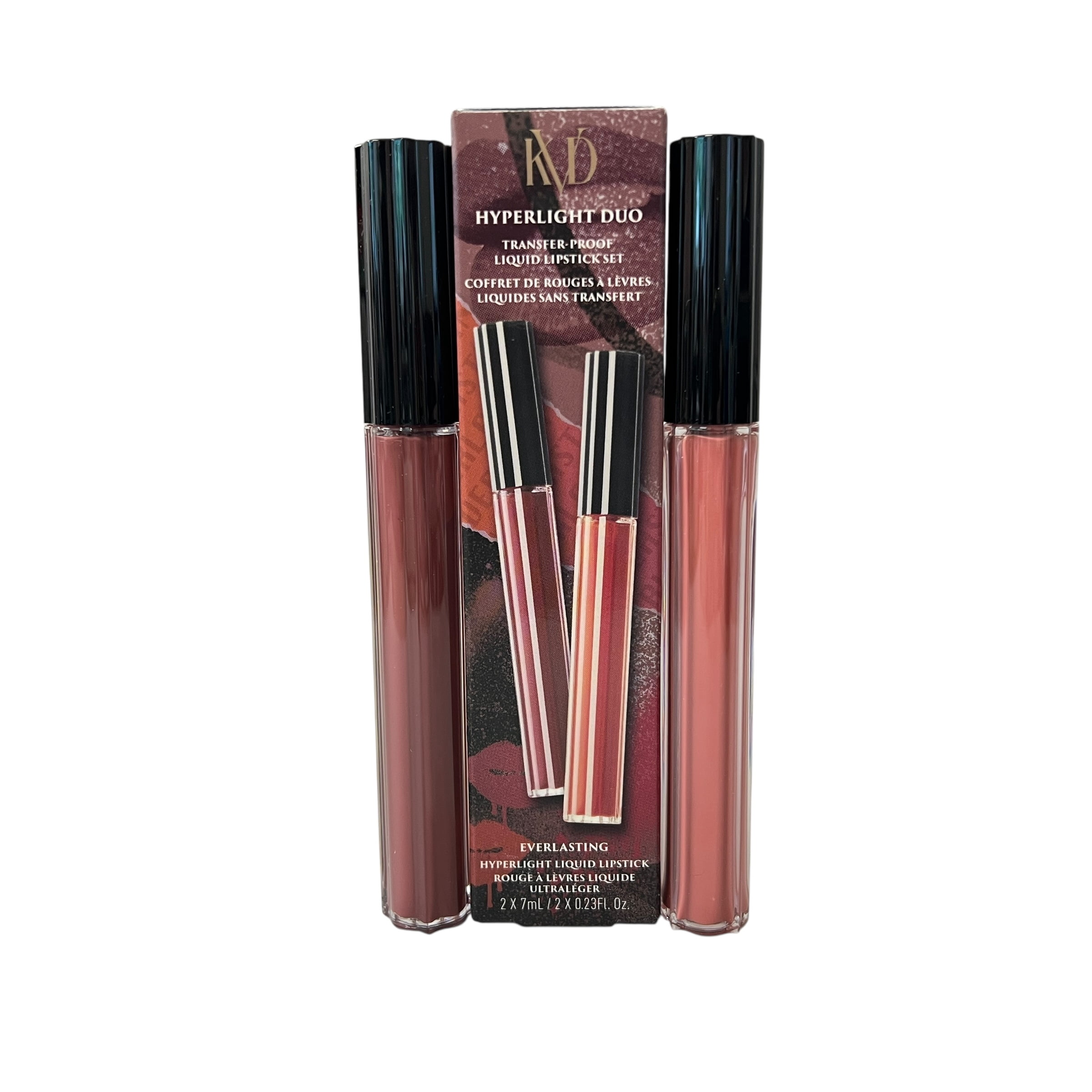 KVD Vegan Beauty Hyperlight Duo Liquid Lipstick Queen of Poisons Moth Orchid