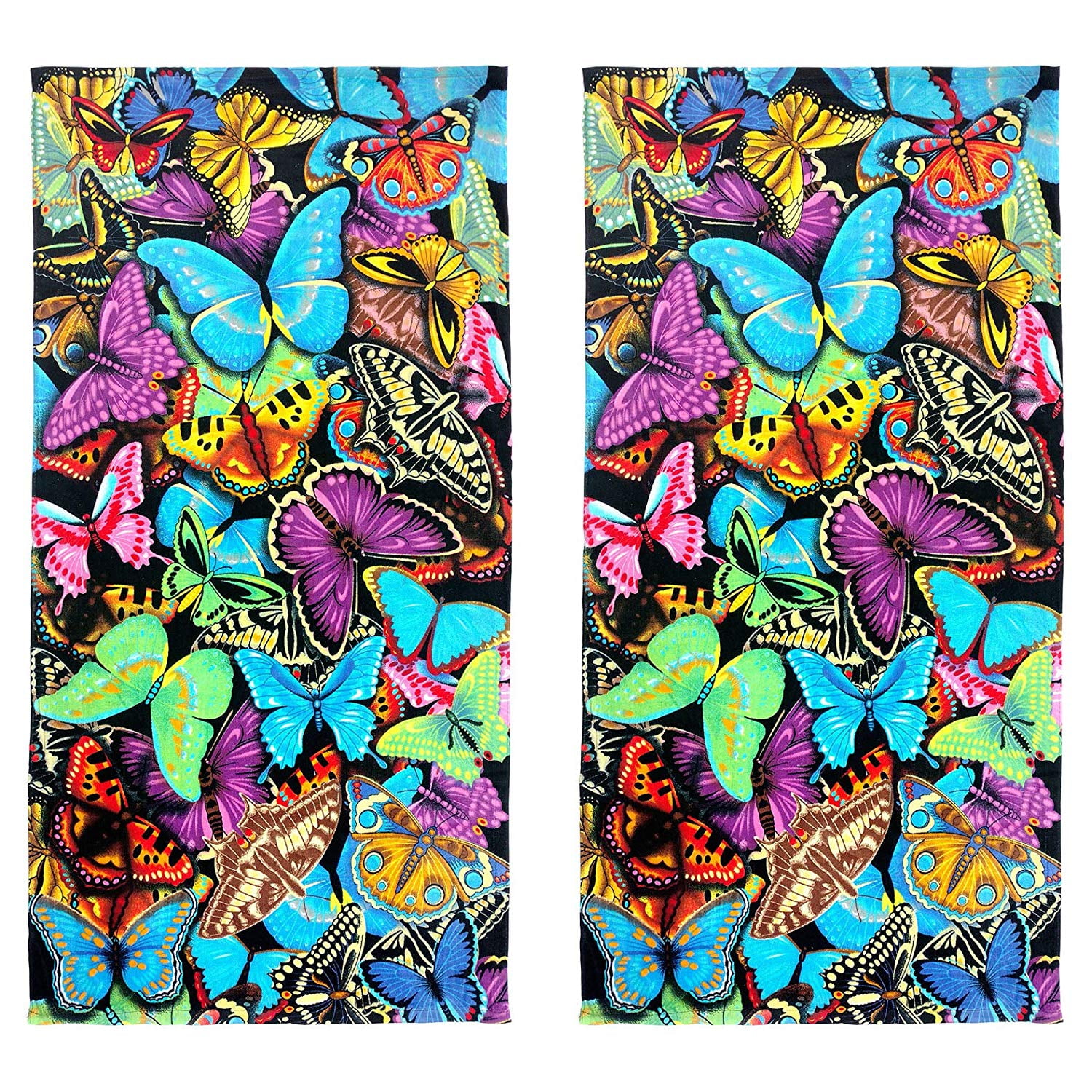 butterfly beach towel