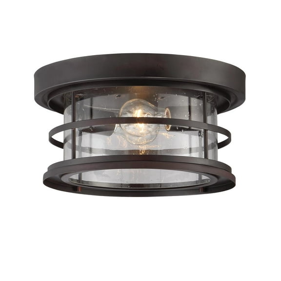 Open Box Barrett 2-Light Outdoor Ceiling Light in English Bronze