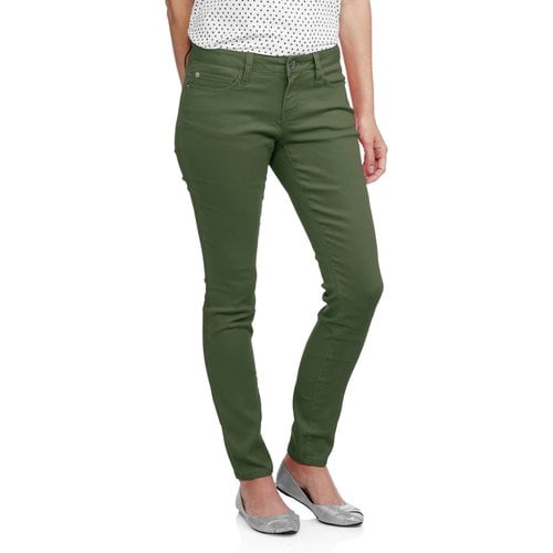 No Boundaries Juniors' super soft & stretchy colored skinny jeans ...