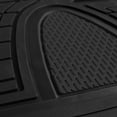 thumbnail image 2 of FH Group Premium Floor Mats Tall Channel Trimmable Rubber Mats - 3Pcs Full Set, 2 of 5