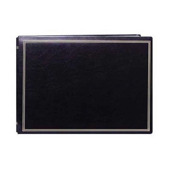 Pioneer Post-bound Deluxe Boxed Leatherette Magnetic Album, Black