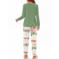 thumbnail image 5 of Fantaslook Women Pajama Sets 2 Piece Long Sleeve Pajama Sets With Long Printed Jogger Pants Sleepwear Loose Lounge Sets, 5 of 8