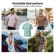 thumbnail image 5 of Balery Cute Sheeps Camisa Polo de Hombre con Estampado, de Manga Corta y Tejido Medio, Camisa Tipo Golf Polo-4X-Large, 5 of 6
