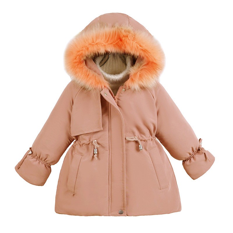 ZMHEGW Toddler Jackets for Kids Baby Girls Winter Warm Thick Long