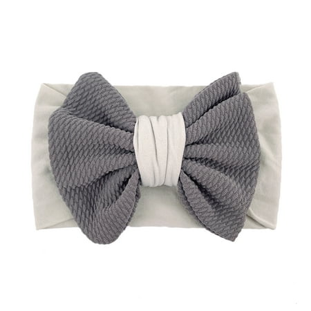 

Toddler Baby Boys Girls Headbands Stretch Floral Bow Hairband Headwear 3 Years