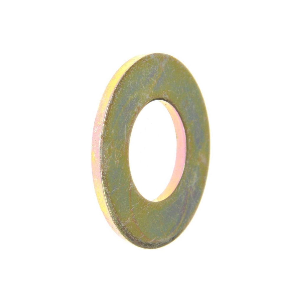 KarParts360 Flat Washers | Steel | Yellow | 1/2 Inches Callout Size | 1/2 Inches Inside Diameter