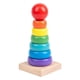 thumbnail image 1 of Anillos de Apimiento de Madera Bloques de Torre de Coloridos para Y Niñas de años Juguetes Preescores Montessori Juego Educativo D , Los 6.5x6.5x14.5cm Sunnimix Apilador juguetes clásicos, 1 of 8
