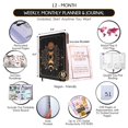 thumbnail image 4 of Life Planner - Undated Weekly & Monthly Planner, 12-Month Journey to Increase Productivity | Gratitude Journal, Life Organizer & Goal Journal | Include Foldable Vision Board, Habit Tracker & Stickers, 4 of 4