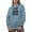 Light Blue, variant on 12 Years of Being Awesome, Months, Days, Hours, Minutes, Seconds, Heather Grey Hooded Sweatshirt or Hoodie, Large