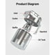 thumbnail image 2 of Colector de aceite EVIL ENERGY Bafled, 300 ml, universal, aluminio, 2 of 6