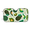 thumbnail image 7 of Fotbe Green Avocado Car Windshield Sunshade | Sun Visor Protector Front Window Shade, Keeps Out UV Rays, Keeps Your Vehicle Cool-, 7 of 7